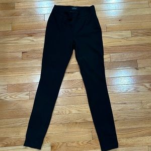 White House Black Market Black Skinny Ponte Leggings, Size 2 Long